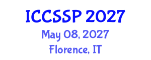 International Conference on Circuits, Systems, and Signal Processing (ICCSSP) May 08, 2027 - Florence, Italy