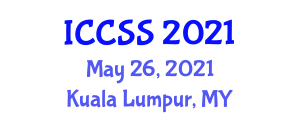 International Conference on Circuits, Systems and Simulation (ICCSS) May 26, 2021 - Kuala Lumpur, Malaysia