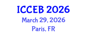 International Conference on Circular Economy and Bioeconomy (ICCEB) March 29, 2026 - Paris, France