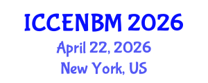 International Conference on Circular Economy and New Business Models (ICCENBM) April 22, 2026 - New York, United States