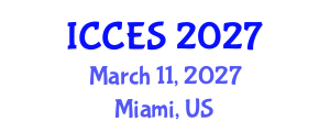 International Conference on Circular Economy and Sustainability (ICCES) March 11, 2027 - Miami, United States International Conference on Circular Economy and Sustainability (ICCES) March 11, 2027 - Miami, United States