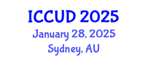 International Conference on Cities and Urban Development (ICCUD) January 28, 2025 - Sydney, Australia