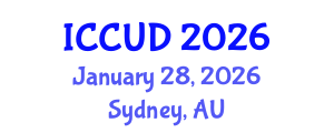 International Conference on Cities and Urban Development (ICCUD) January 28, 2026 - Sydney, Australia