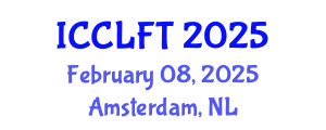 International Conference on City Logistics and Freight Transport (ICCLFT) February 08, 2025 - Amsterdam, Netherlands
