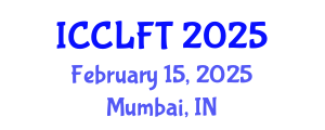 International Conference on City Logistics and Freight Transport (ICCLFT) February 15, 2025 - Mumbai, India