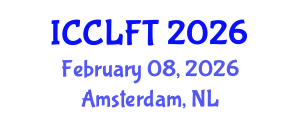 International Conference on City Logistics and Freight Transport (ICCLFT) February 08, 2026 - Amsterdam, Netherlands