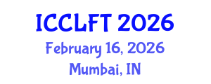International Conference on City Logistics and Freight Transport (ICCLFT) February 16, 2026 - Mumbai, India International Conference on City Logistics and Freight Transport (ICCLFT) February 16, 2026 - Mumbai, India