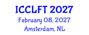 International Conference on City Logistics and Freight Transport (ICCLFT) February 08, 2027 - Amsterdam, Netherlands International Conference on City Logistics and Freight Transport (ICCLFT) February 08, 2027 - Amsterdam, Netherlands