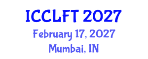 International Conference on City Logistics and Freight Transport (ICCLFT) February 17, 2027 - Mumbai, India International Conference on City Logistics and Freight Transport (ICCLFT) February 17, 2027 - Mumbai, India