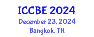 International Conference on Civil and Building Engineering (ICCBE) December 23, 2024 - Bangkok, Thailand