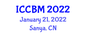 International Conference on Civil and Building Materials (ICCBM) January 21, 2022 - Sanya, China