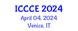 International Conference on Civil and Construction Engineering (ICCCE) April 04, 2024 - Venice, Italy