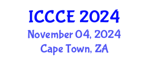 International Conference on Civil and Construction Engineering (ICCCE) November 04, 2024 - Cape Town, South Africa