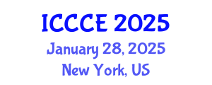International Conference on Civil and Construction Engineering (ICCCE) January 28, 2025 - New York, United States