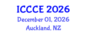 International Conference on Civil and Construction Engineering (ICCCE) December 01, 2026 - Auckland, New Zealand International Conference on Civil and Construction Engineering (ICCCE) December 01, 2026 - Auckland, New Zealand