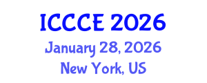 International Conference on Civil and Construction Engineering (ICCCE) January 28, 2026 - New York, United States