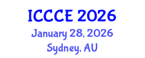 International Conference on Civil and Construction Engineering (ICCCE) January 28, 2026 - Sydney, Australia