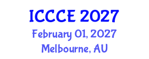 International Conference on Civil and Construction Engineering (ICCCE) February 01, 2027 - Melbourne, Australia International Conference on Civil and Construction Engineering (ICCCE) February 01, 2027 - Melbourne, Australia