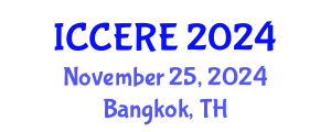 International Conference on Civil and Earth Resources Engineering (ICCERE) November 25, 2024 - Bangkok, Thailand