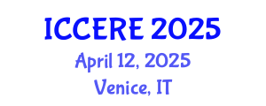 International Conference on Civil and Earth Resources Engineering (ICCERE) April 12, 2025 - Venice, Italy