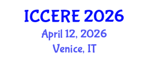 International Conference on Civil and Earth Resources Engineering (ICCERE) April 12, 2026 - Venice, Italy