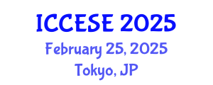 International Conference on Civil and Earth Science Engineering (ICCESE) February 25, 2025 - Tokyo, Japan