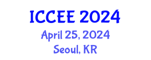 International Conference on Civil and Environmental Engineering (ICCEE) April 25, 2024 - Seoul, Republic of Korea