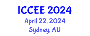 International Conference on Civil and Environmental Engineering (ICCEE) April 22, 2024 - Sydney, Australia