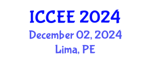 International Conference on Civil and Environmental Engineering (ICCEE) December 02, 2024 - Lima, Peru