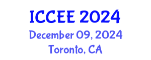 International Conference on Civil and Environmental Engineering (ICCEE) December 09, 2024 - Toronto, Canada