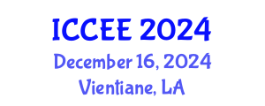 International Conference on Civil and Environmental Engineering (ICCEE) December 16, 2024 - Vientiane, Laos