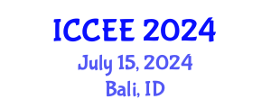 International Conference on Civil and Environmental Engineering (ICCEE) July 15, 2024 - Bali, Indonesia