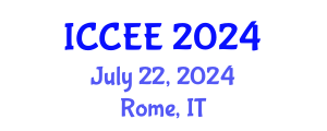 International Conference on Civil and Environmental Engineering (ICCEE) July 22, 2024 - Rome, Italy