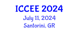 International Conference on Civil and Environmental Engineering (ICCEE) July 11, 2024 - Santorini, Greece