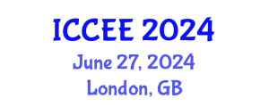 International Conference on Civil and Environmental Engineering (ICCEE) June 27, 2024 - London, United Kingdom