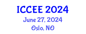 International Conference on Civil and Environmental Engineering (ICCEE) June 27, 2024 - Oslo, Norway