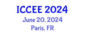 International Conference on Civil and Environmental Engineering (ICCEE) June 20, 2024 - Paris, France