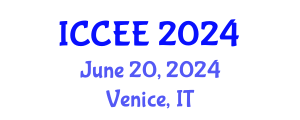 International Conference on Civil and Environmental Engineering (ICCEE) June 20, 2024 - Venice, Italy