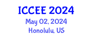 International Conference on Civil and Environmental Engineering (ICCEE) May 02, 2024 - Honolulu, United States