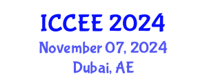International Conference on Civil and Environmental Engineering (ICCEE) November 07, 2024 - Dubai, United Arab Emirates