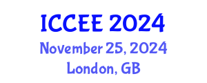 International Conference on Civil and Environmental Engineering (ICCEE) November 25, 2024 - London, United Kingdom