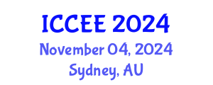 International Conference on Civil and Environmental Engineering (ICCEE) November 04, 2024 - Sydney, Australia