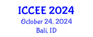 International Conference on Civil and Environmental Engineering (ICCEE) October 24, 2024 - Bali, Indonesia