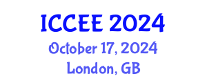 International Conference on Civil and Environmental Engineering (ICCEE) October 17, 2024 - London, United Kingdom