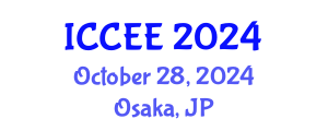 International Conference on Civil and Environmental Engineering (ICCEE) October 28, 2024 - Osaka, Japan
