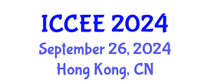 International Conference on Civil and Environmental Engineering (ICCEE) September 26, 2024 - Hong Kong, China