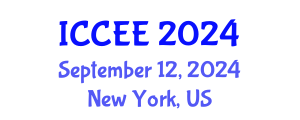 International Conference on Civil and Environmental Engineering (ICCEE) September 12, 2024 - New York, United States