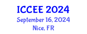 International Conference on Civil and Environmental Engineering (ICCEE) September 16, 2024 - Nice, France