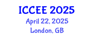 International Conference on Civil and Environmental Engineering (ICCEE) April 22, 2025 - London, United Kingdom