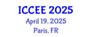 International Conference on Civil and Environmental Engineering (ICCEE) April 19, 2025 - Paris, France